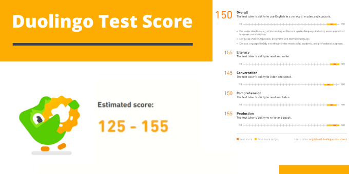 امتیاز و نمره آزمون انگلیسی دولینگو