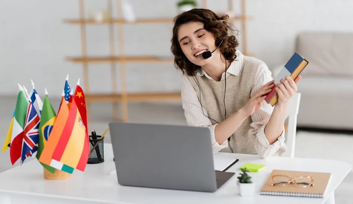 یادگیری آنلاین زبان