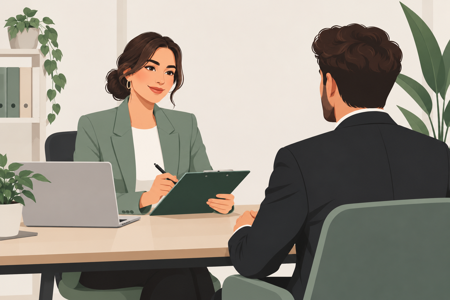 مصاحبه حضوری کاری برای استخدام