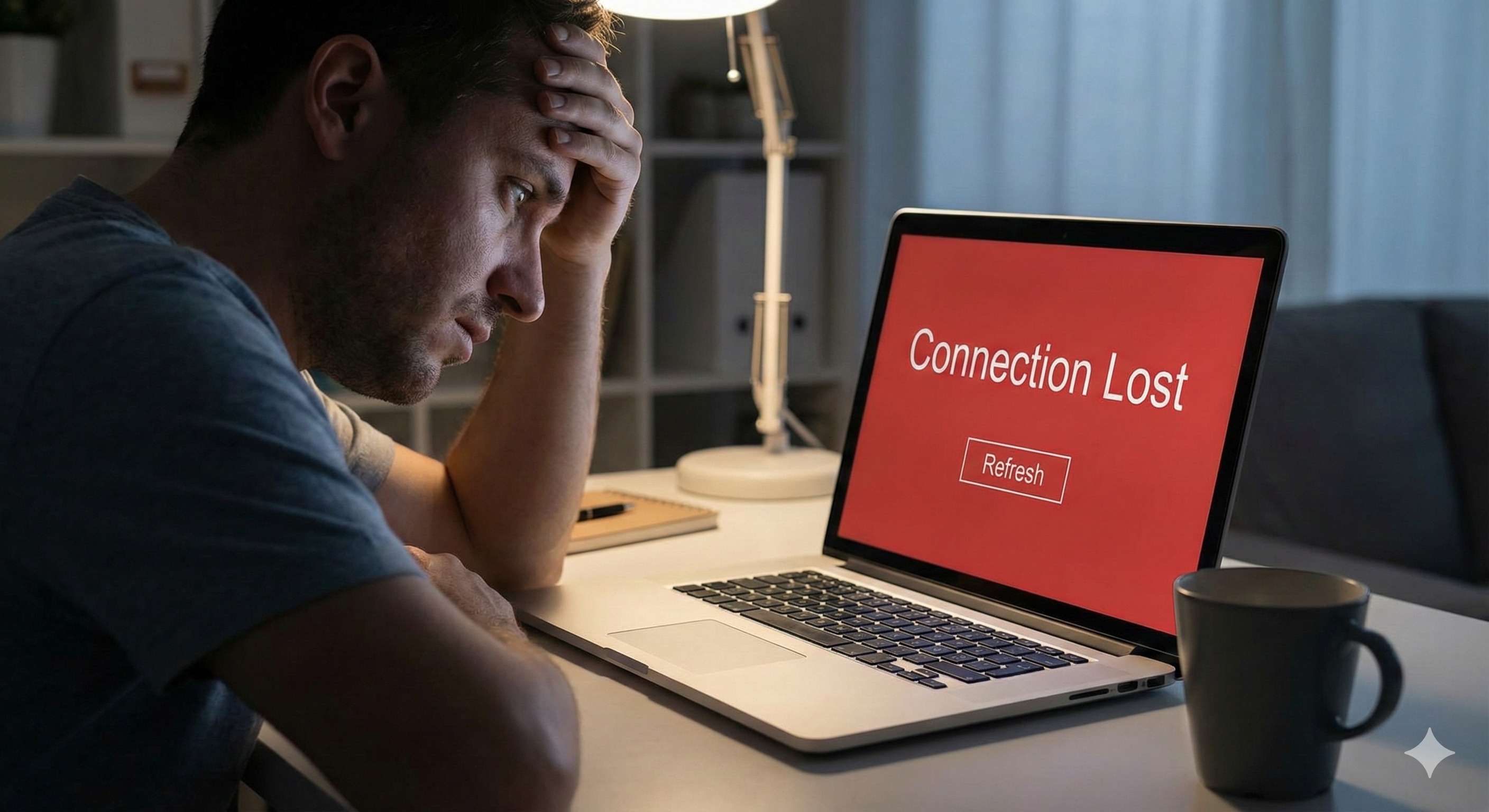 مشکل قطع شدن اینترنت در کلاس آنلاین و پیام Connection Lost در لپ&zwnj;تاپ