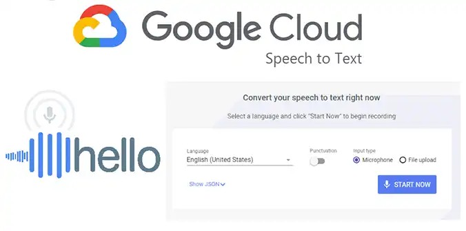 هوش مصنوعی صوت به متن google cloud speech to text
